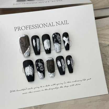 Dead Rose nails-press on nails 