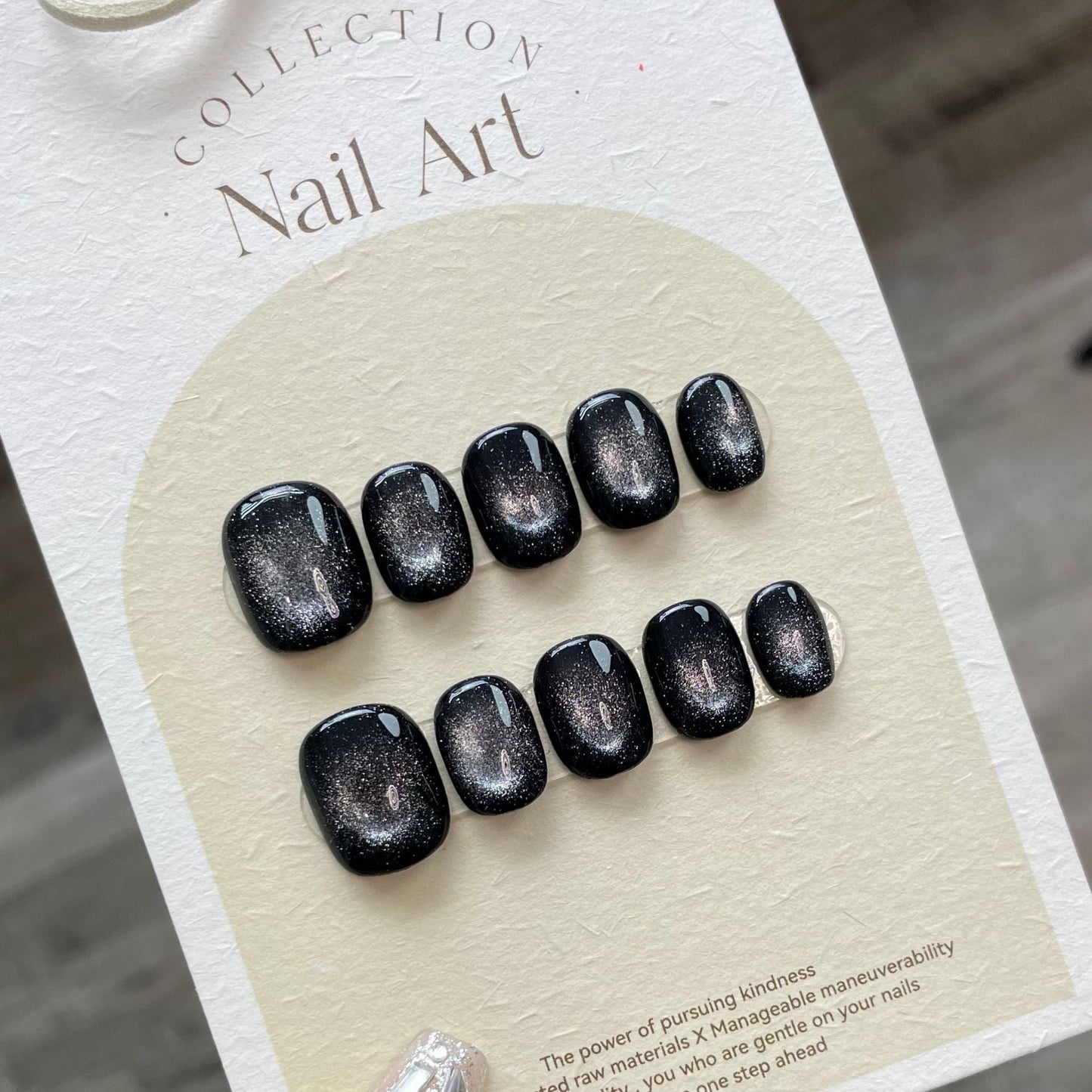 Twilight Sparkle Cat Eye nails-press on nails