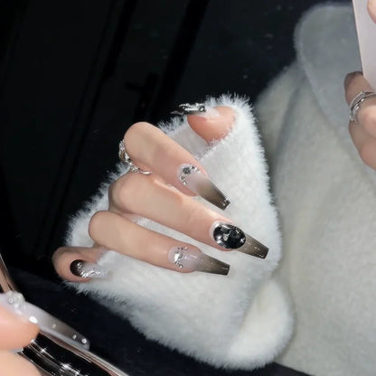 Shadow Chain Gothic nails-press on nails 