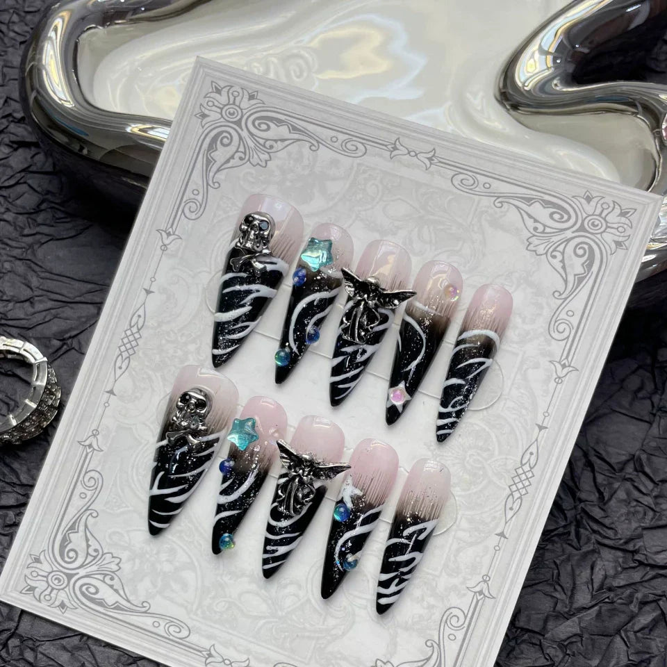 Stargazer Gothic nails-press on nails 