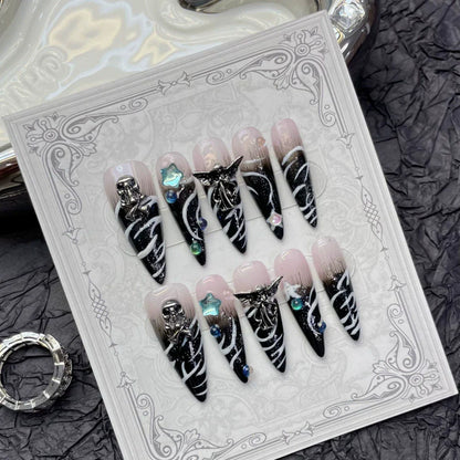 Stargazer Gothic nails-press on nails 